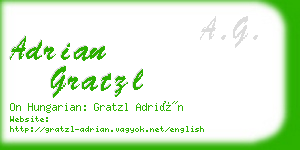 adrian gratzl business card